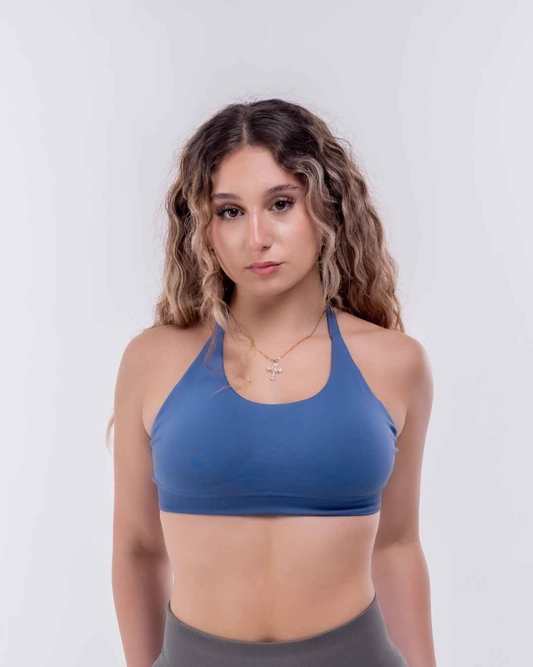 Open-Back Halter Bra