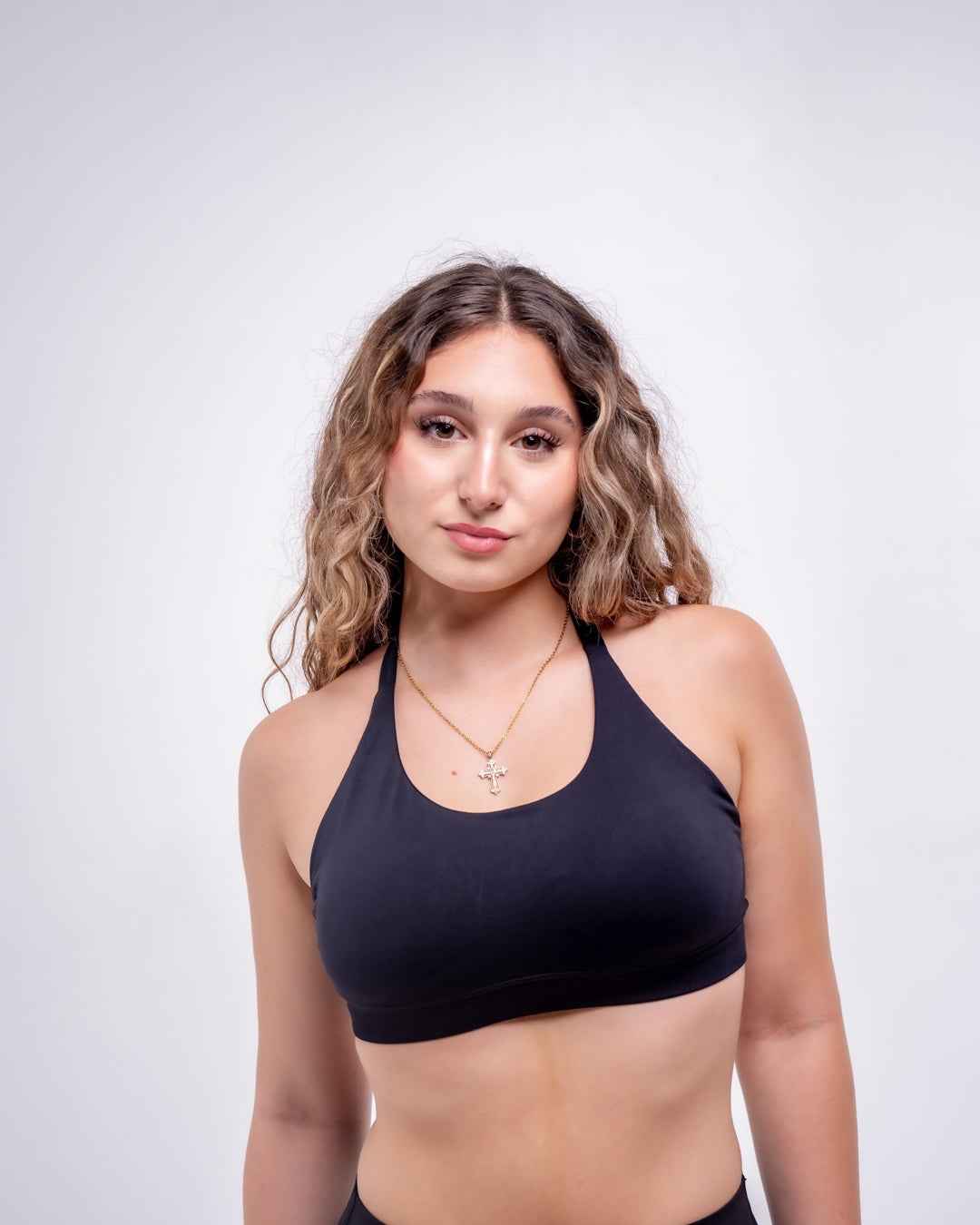 Open-Back Halter Bra