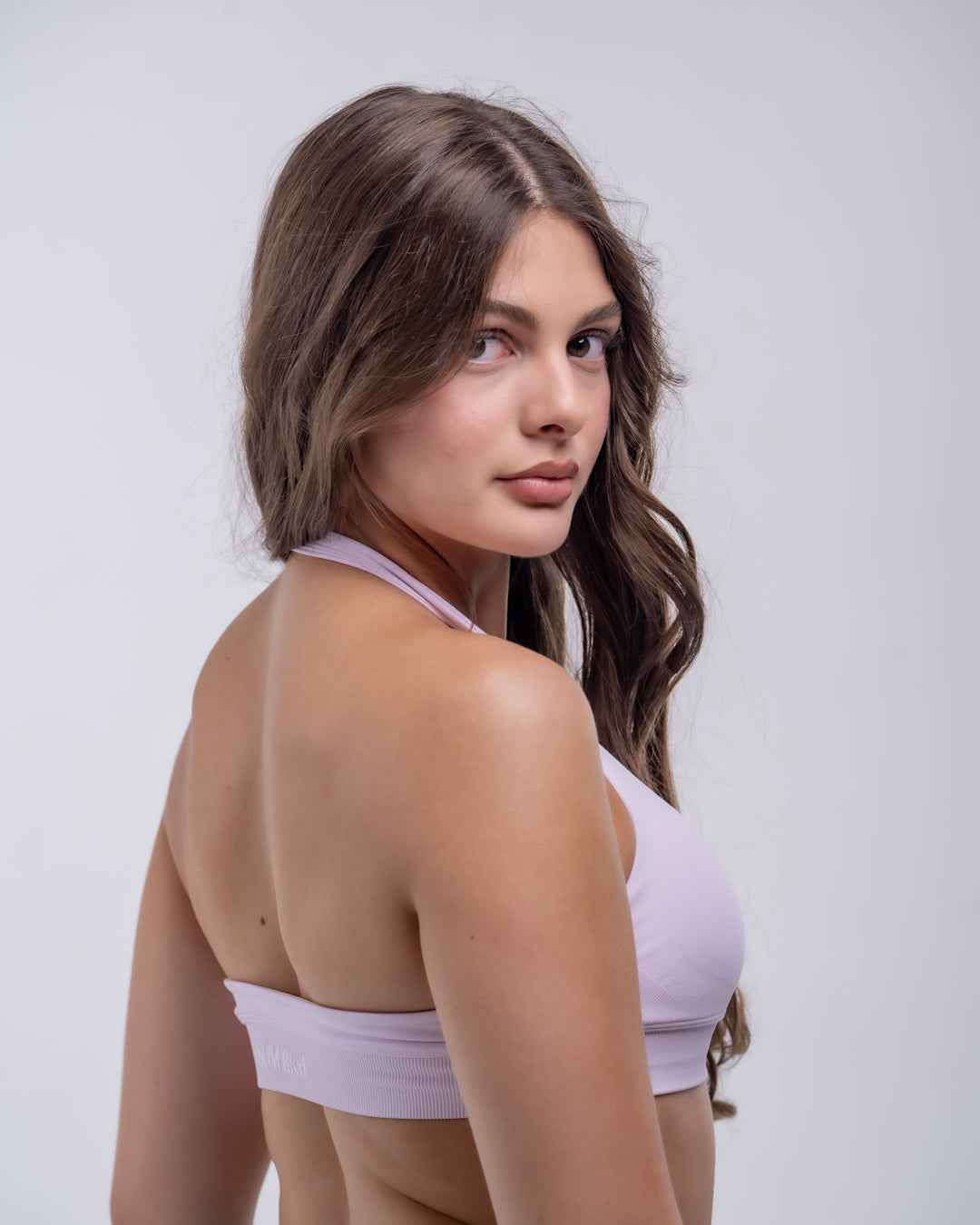 Open-Back Halter Bra