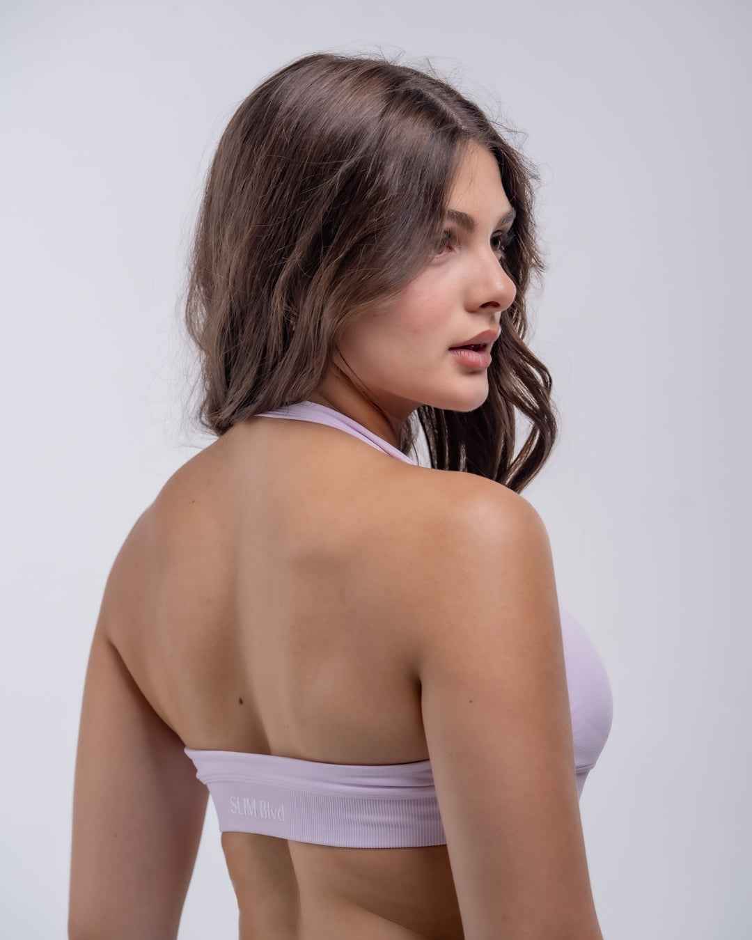 Open-Back Halter Bra