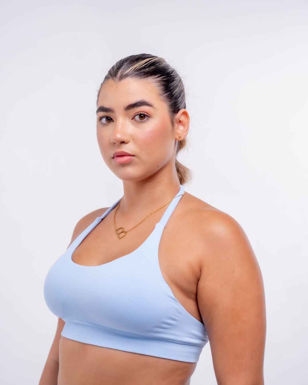 Open-Back Halter Bra