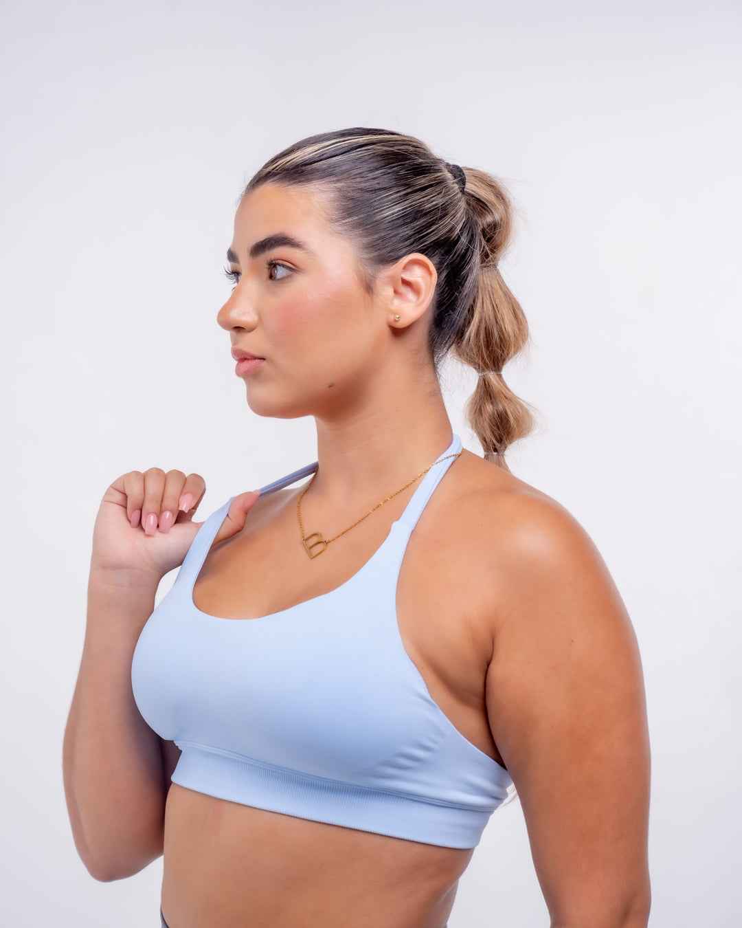Open-Back Halter Bra