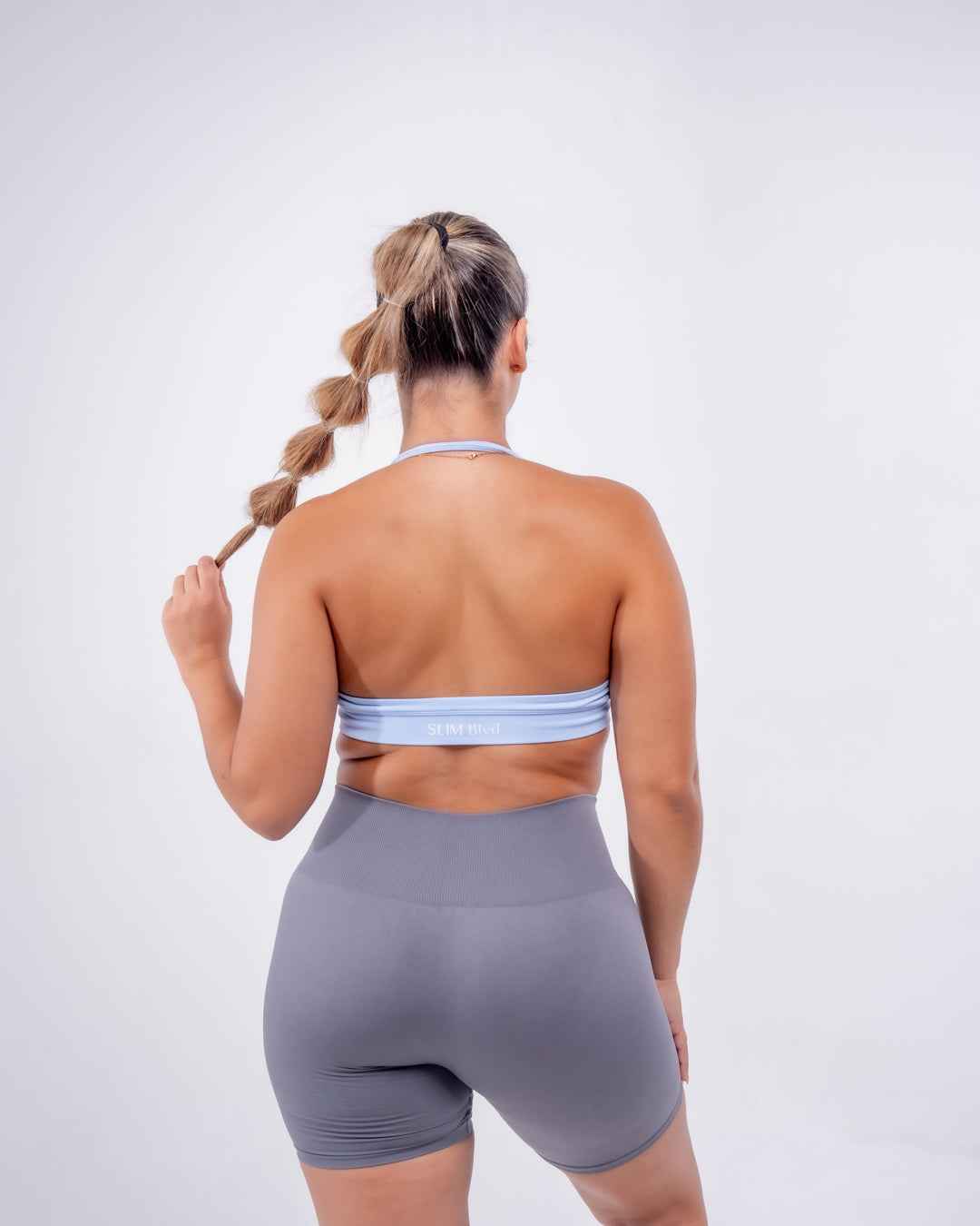 Open-Back Halter Bra