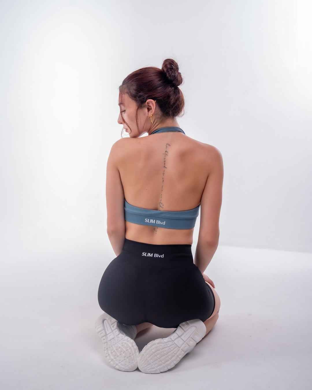 Open-Back Halter Bra