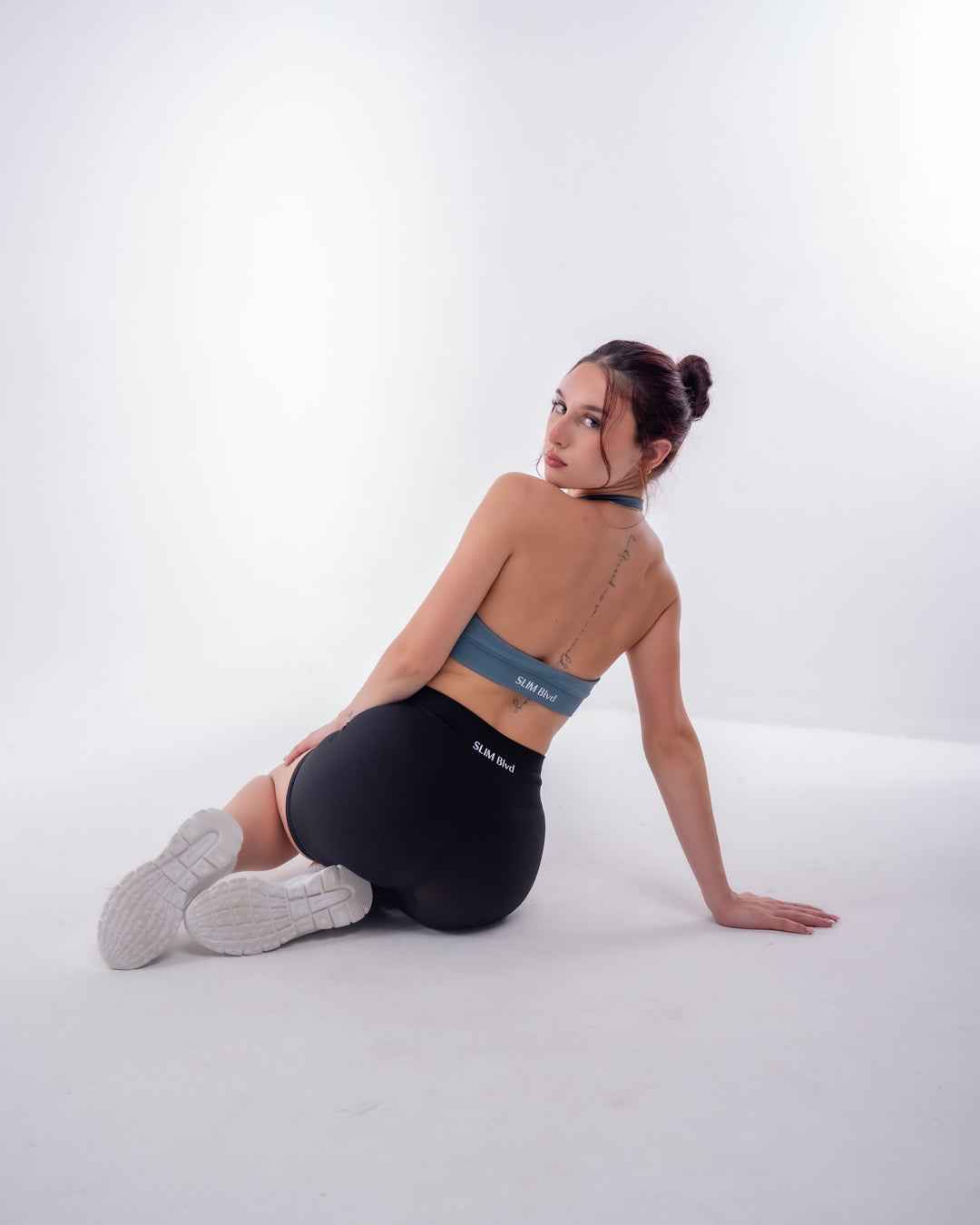 Open-Back Halter Bra